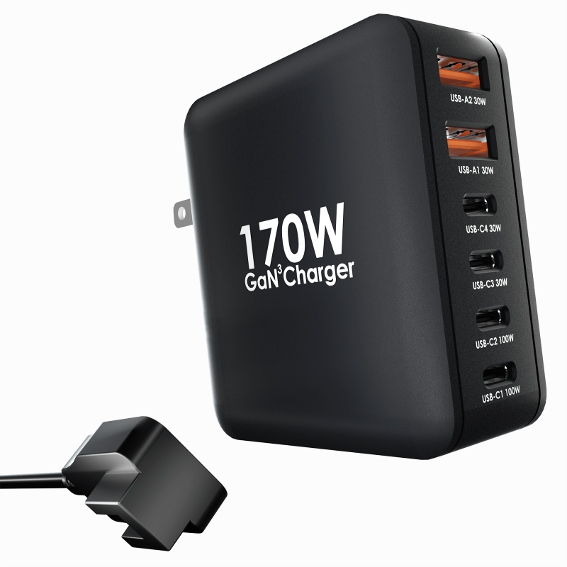 Bikkon GaN3 6 Ports Fast Charging 170W PD Wall Charger