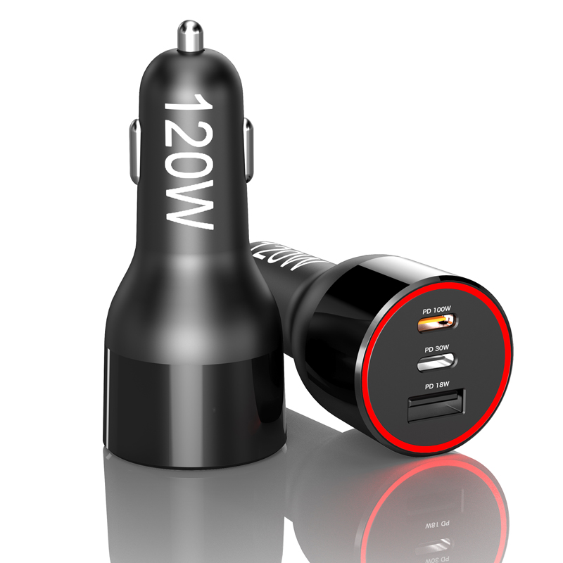 Bikkon 120W USB-C GaN Car Charger