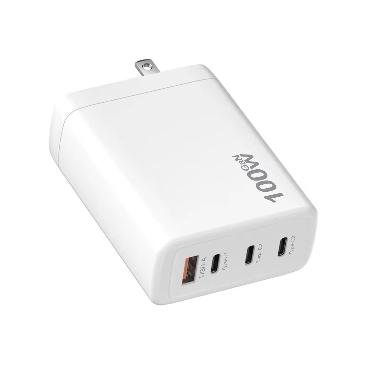 Bikkon 100W 4 Ports 3C1A Wall GaN Charger