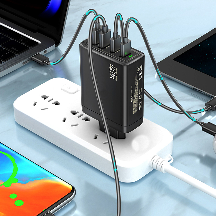 Bikkon PD3.1 140W 4 Ports GaN Wall Charger