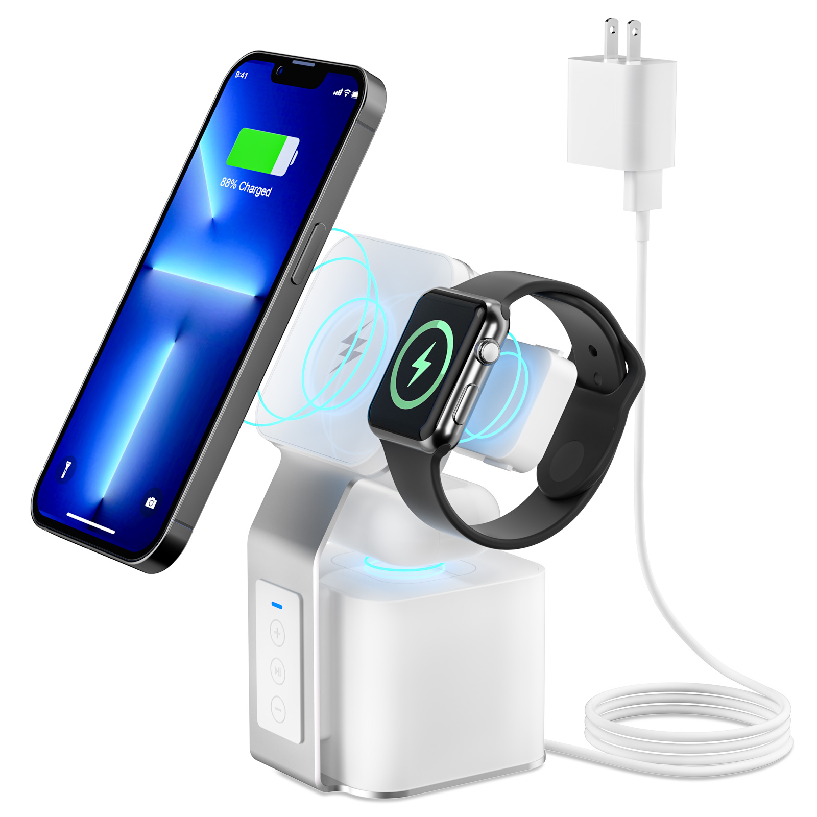 New product release: Bikkon 4-in-1 Magnetic Wireless Fast Charging Station With Speaker